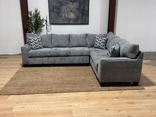 L-Shaped Fabric Sectional