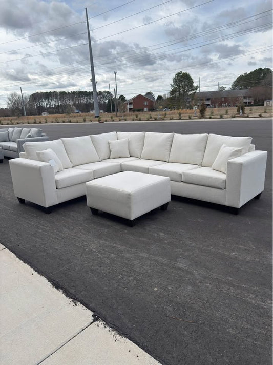 Performance Fabric Washable Sectional