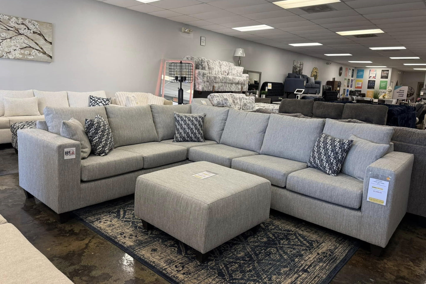 Performance Fabric Washable Sectional