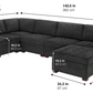 6-Piece Thomasville Tisdale Dupe - Beige (Right Facing Long L)
